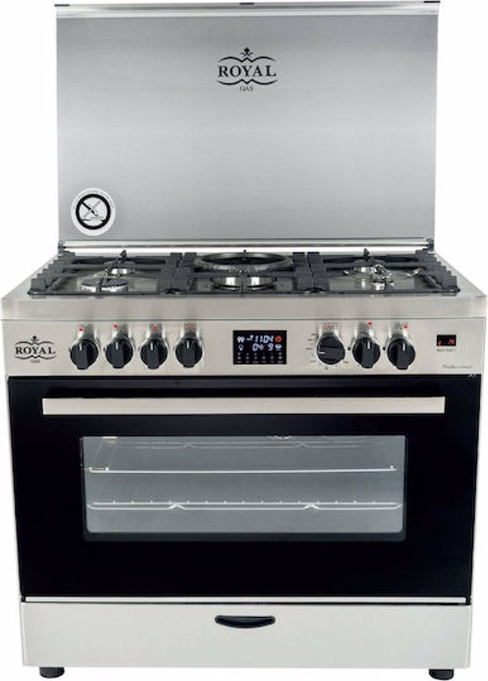 Din Gas 9905 SF Kouzina ugaeriou 115lt me Esties ugaeriou P90ek. Inox